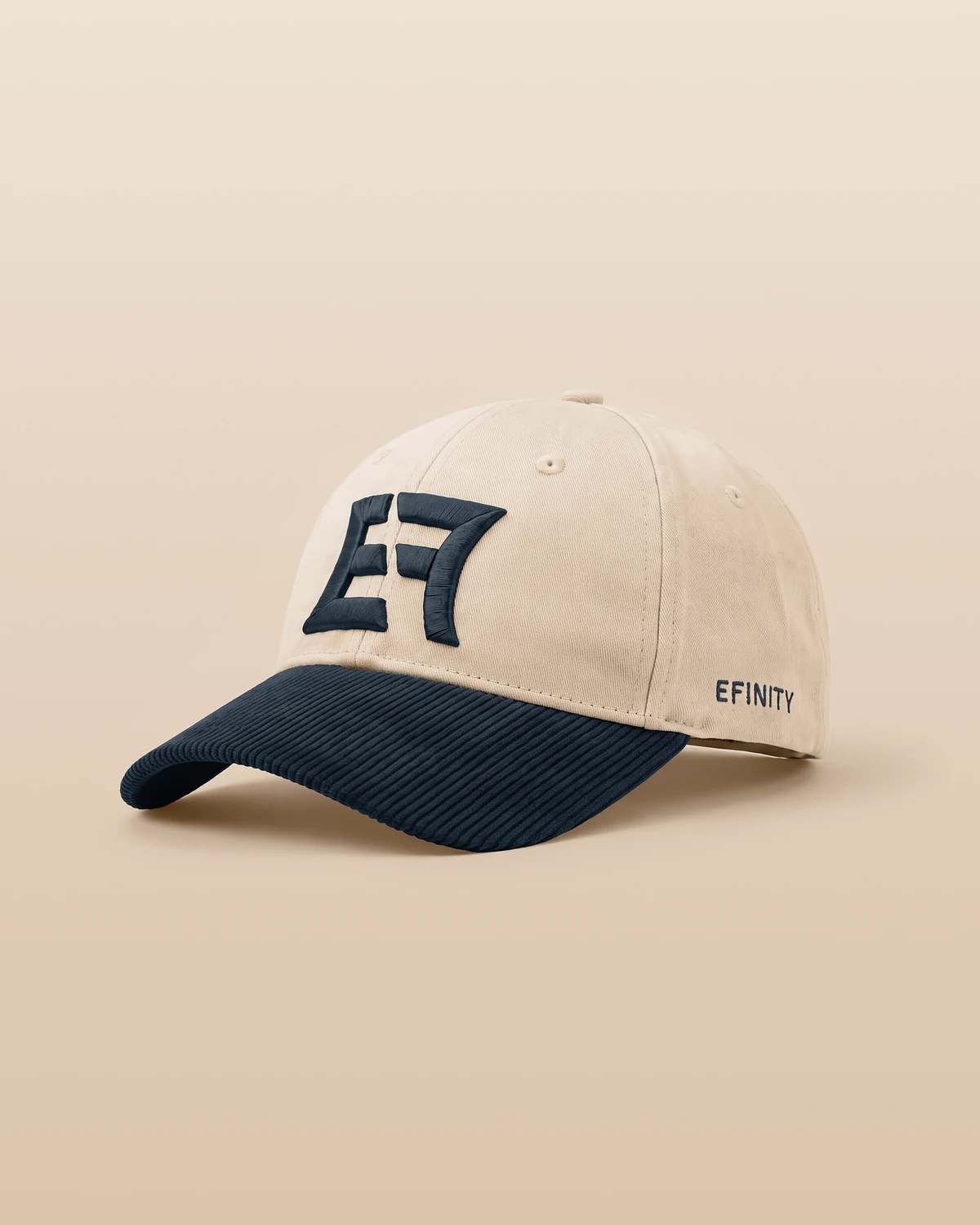 Signature 01 in dark navy, three-quarter view showing the EFINITY mark on the side