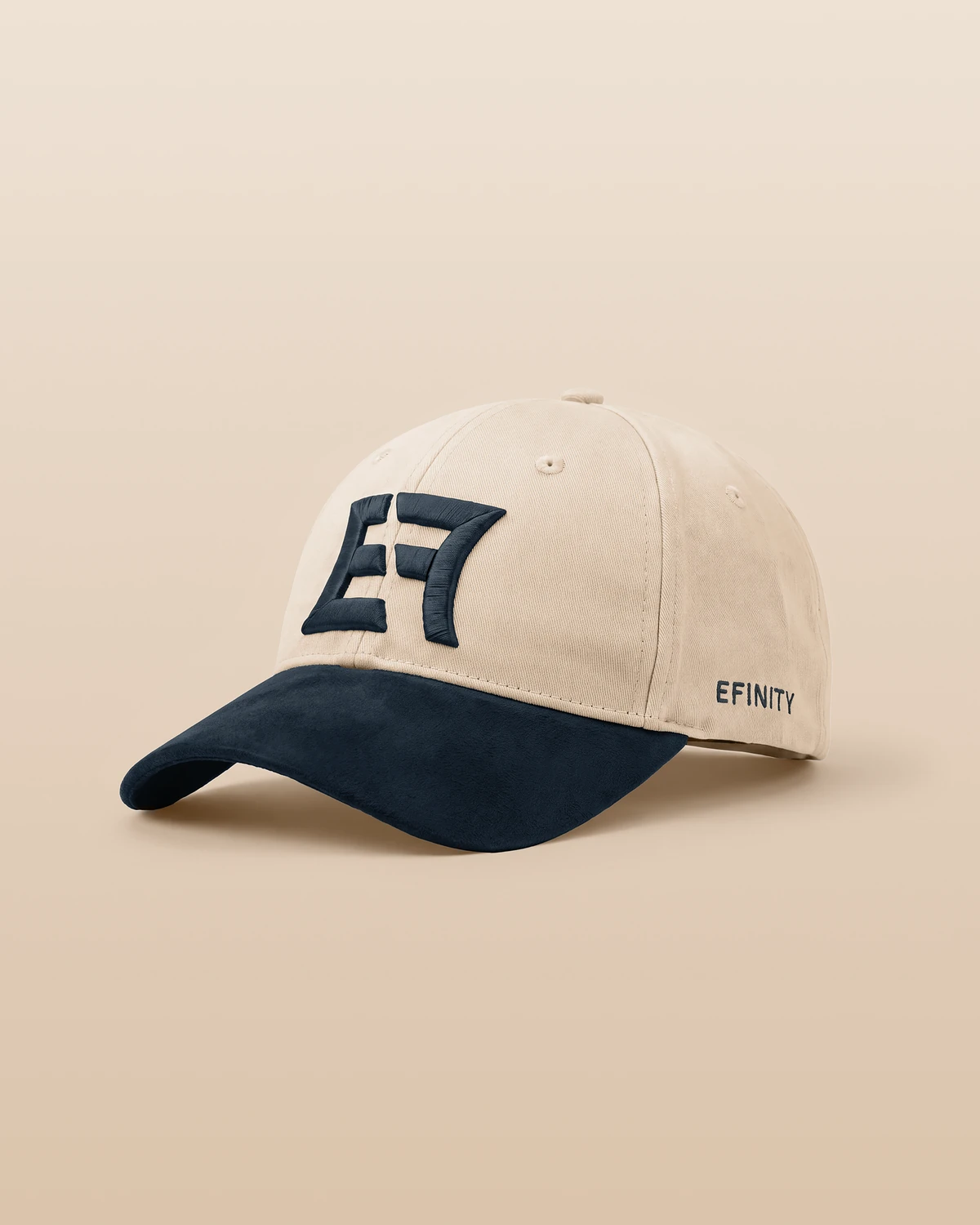 Signature 02 in dark navy, three-quarter view showing the EFINITY mark on the side